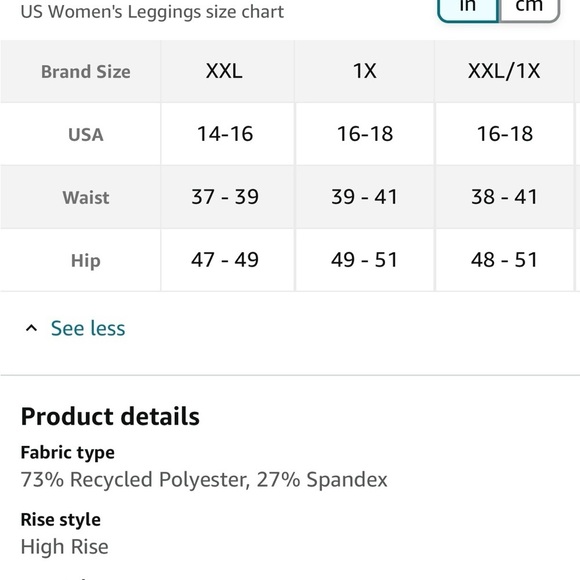 Fabletics Women's Anywhere Motion365+ High-Waisted Legging, High Compression,2X - Picture 15 of 15